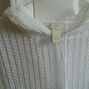 J. Jill linen sweater hoodie